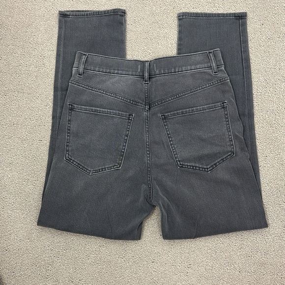 Express Gray Super High Rise Slim Leg Jeans with Beaded Detail- NWT- 6 - Picture 13 of 17